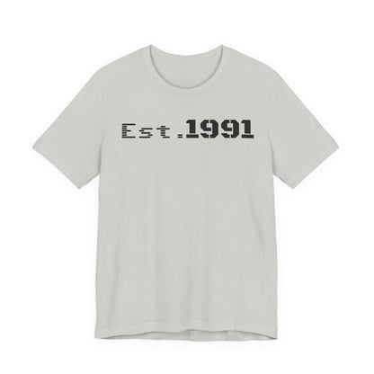 Unisex Vintage Est. 1991 Tee - Perfect Gift for Birthdays, Anniversaries, Throwback Fashion, Casual Wear, Milestone Celebrations