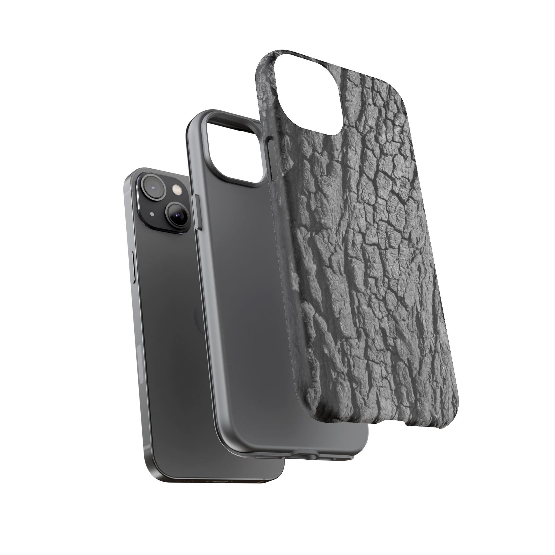 Rustic Bark Phone Case - Tough and Durable Protection - TRV