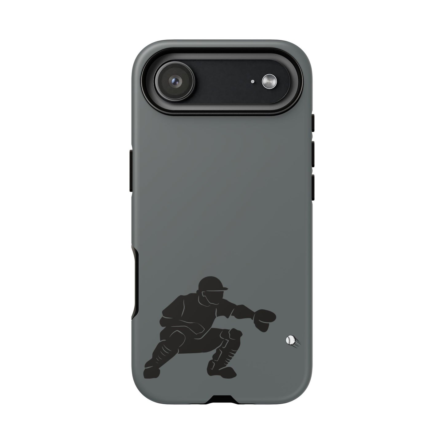 Baseball Catcher Phone Case, Sports Phone Accessory, Tough Cases, Gift for Athletes, Sports Fan Merchandise, Unique Design - TRV