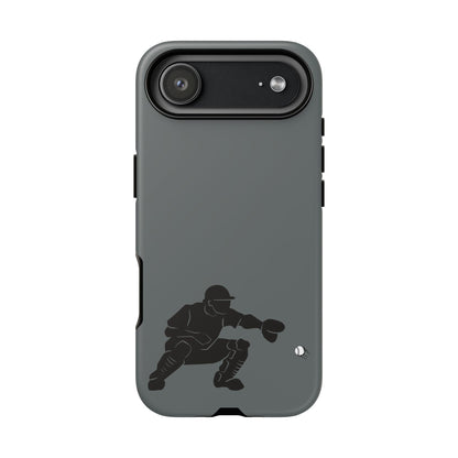 Baseball Catcher Phone Case, Sports Phone Accessory, Tough Cases, Gift for Athletes, Sports Fan Merchandise, Unique Design - TRV