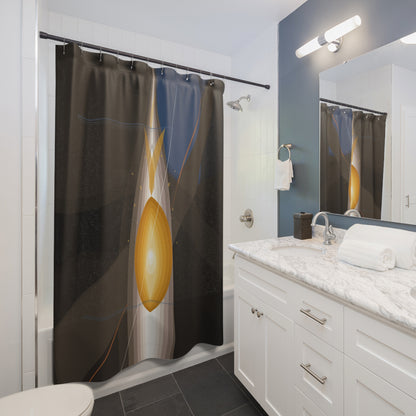 Abstract Shower Curtains