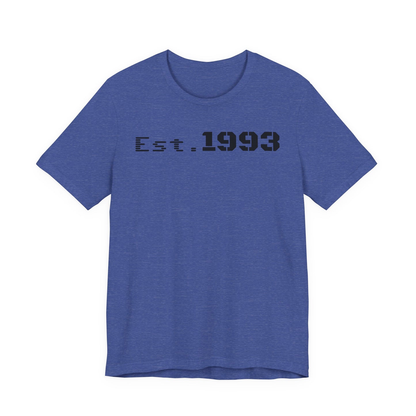 Est. 1993 Unisex Jersey Tee - Vintage Style Shirt, Birthday Gift, Casual Outfit, Celebration Top, Custom Year Shirt