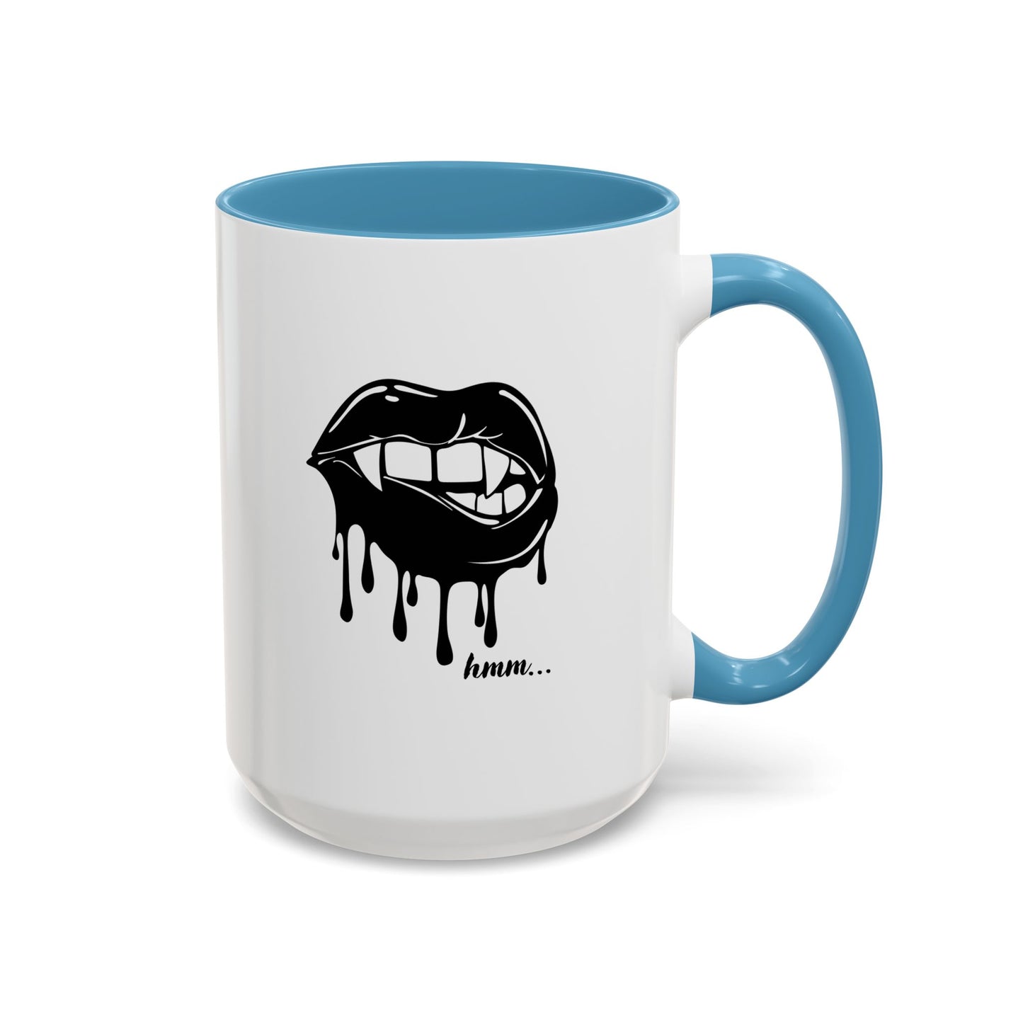 Vampire Lip Accent Coffee Mug - 11oz & 15oz - Unique Halloween Gift