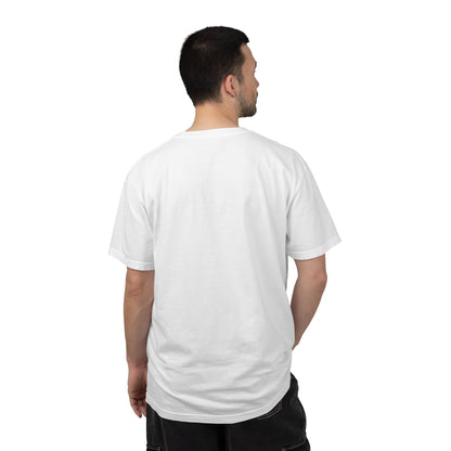 Printify baseball batter heart T-shirt featuring a graphic of a batter with a heart design on the front.