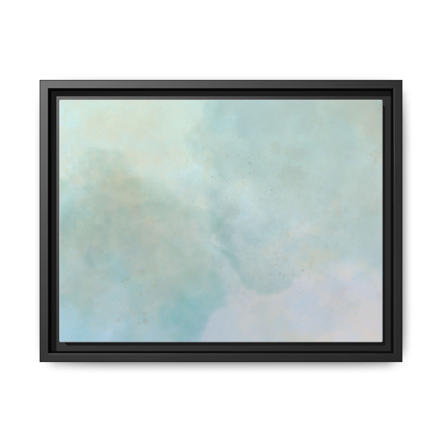 Soft Abstract Pastel Watercolor Matte Canvas