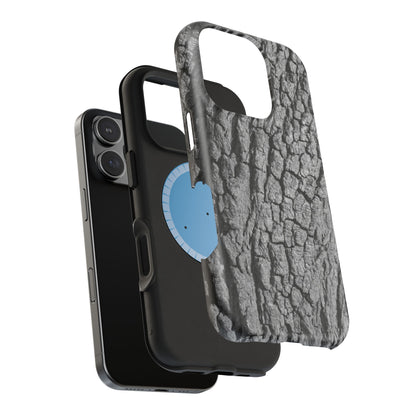 Bark Texture Magnetic Impact Phone Case