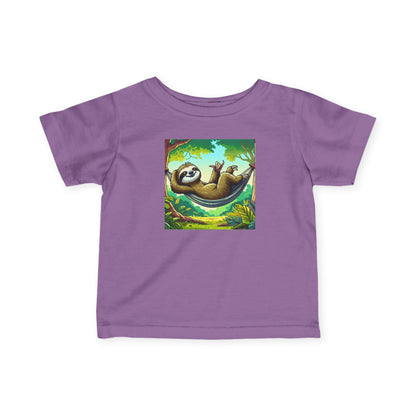 Sloth Relaxation Infant Tee, Baby T-Shirt, Cute Baby Clothes, Toddler Gift, Fun Nursery Wear, Animal Lover Gift