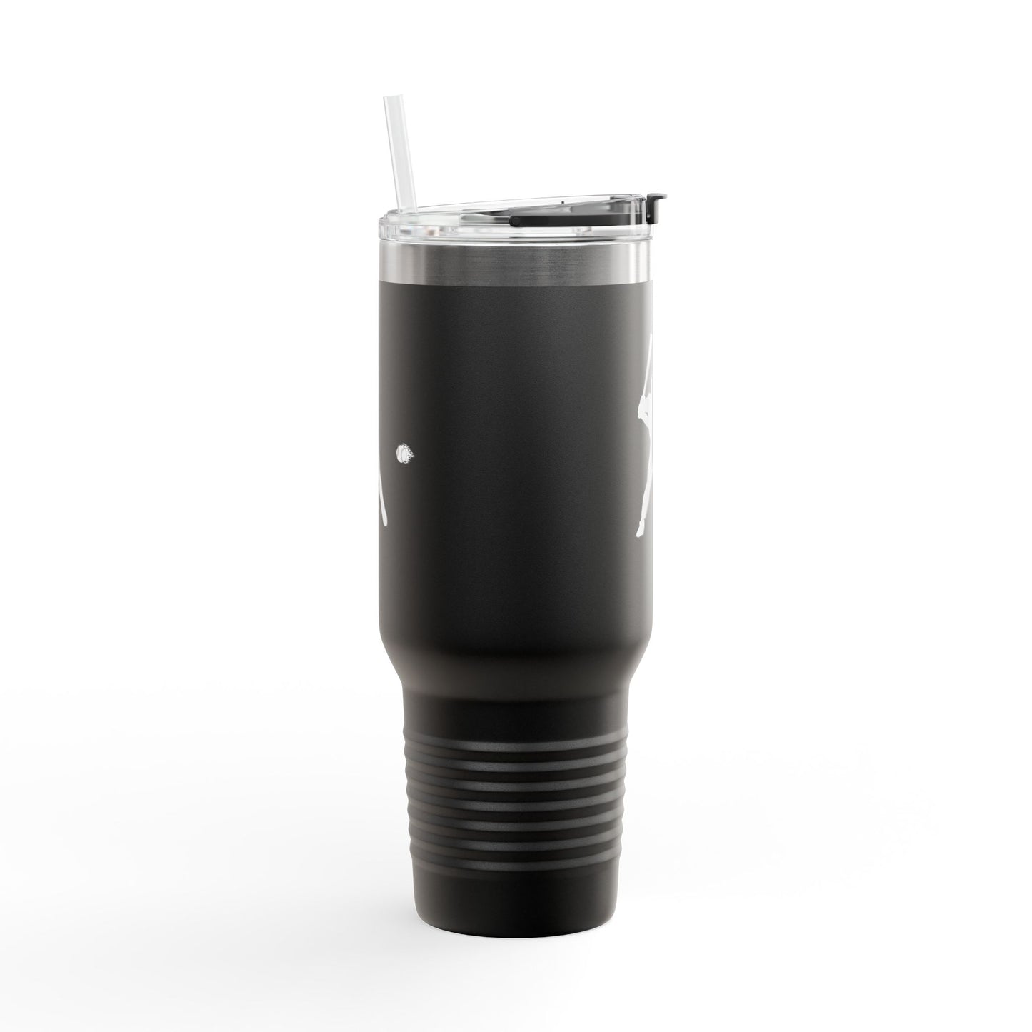 Insulated Travel Mug for Sports Lovers, 40oz Tumbler, Red Baseball Design, Perfect Gift for Fans, Outdoor Adventures, Road Trips, Tailgating