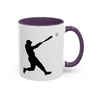 Baseball Player Accent Coffee Mug, Sports Gift, Baseball Lover Mug, Unique Coffee Cup, Personalized Sports Mug - TRV
