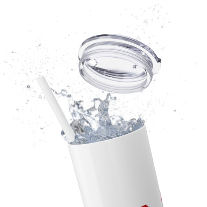 Skinny Tumbler — USA Flag 20oz Straw Tumbler (Patriotic Travel Cup)