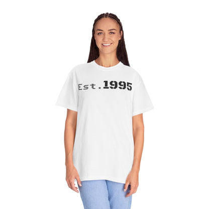 Vintage Est. 1995 T-Shirt, Retro Unisex Tee, Perfect Gift for Birthdays, Casual Wear, Nostalgic Apparel - TRV