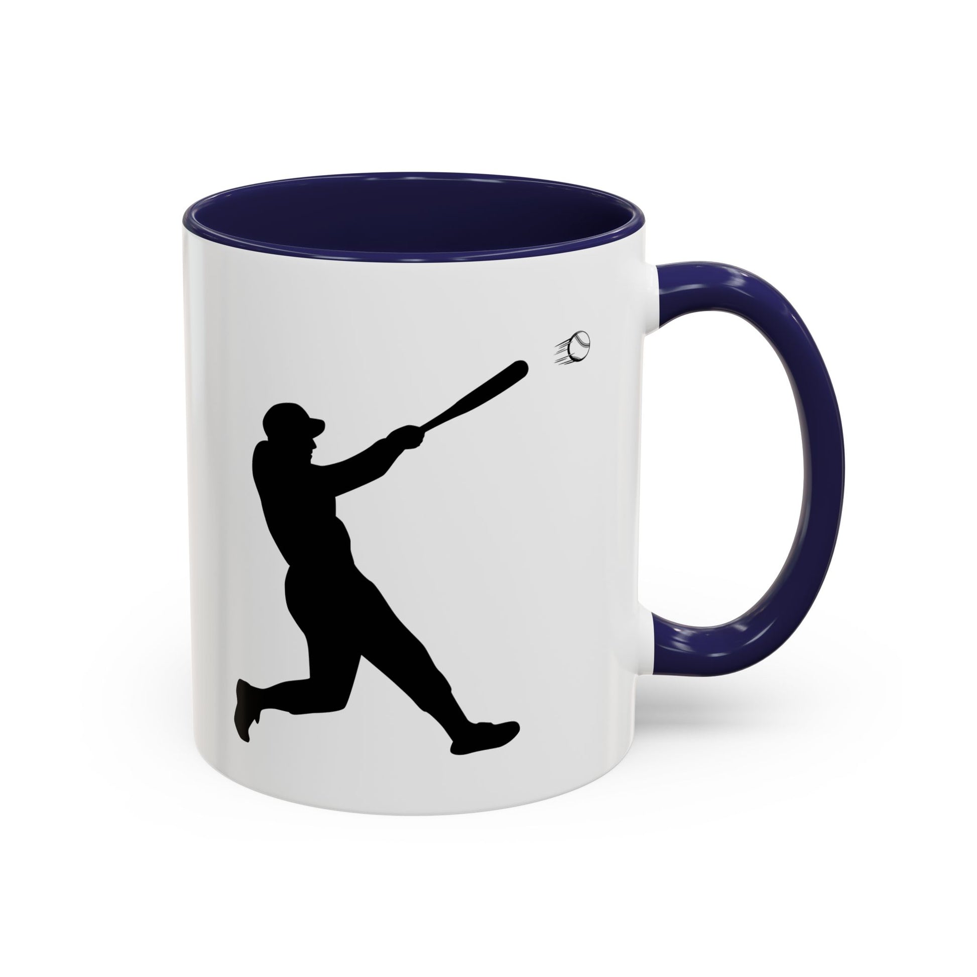 Baseball Player Accent Coffee Mug, Sports Gift, Baseball Lover Mug, Unique Coffee Cup, Personalized Sports Mug - TRV