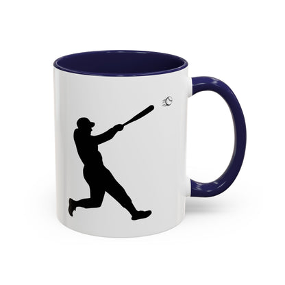 Baseball Player Accent Coffee Mug, Sports Gift, Baseball Lover Mug, Unique Coffee Cup, Personalized Sports Mug - TRV