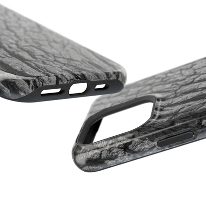 Bark Texture Magnetic Impact Phone Case