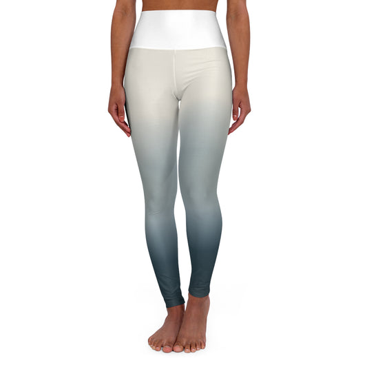 Ombre Fade High Waisted Leggings – front view