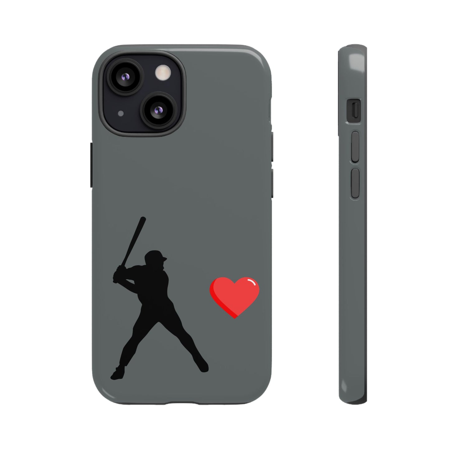 Printify Baseball Love phone case featuring sports-themed design, durable protective cover for sports fans.