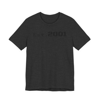 Est. 2001 Unisex Tee - Timeless Casual Wear, Birthday Gift, Nostalgic Fashion, Everyday Comfort, Trendy Streetwear