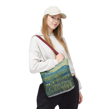 Nature-Inspired Tote Bag, Eco-Friendly Carryall, Bohemian Style Purse, Art Tote, Great Gift for Nature Lovers, Shopping Bag, Travel [...] - TRV