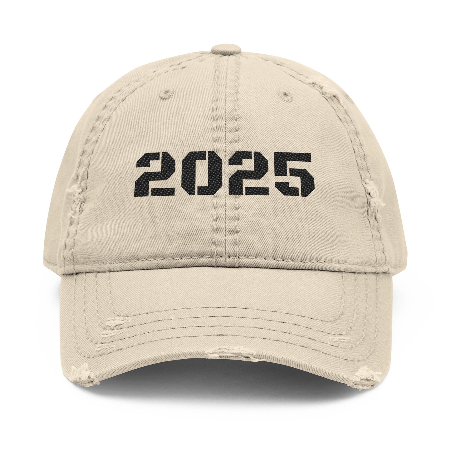 Distressed Dad Hat 2025, Casual Cap for Dads, Embroidered Baseball Hat, Vintage Style Headwear, Gift for Father's Day - TRV