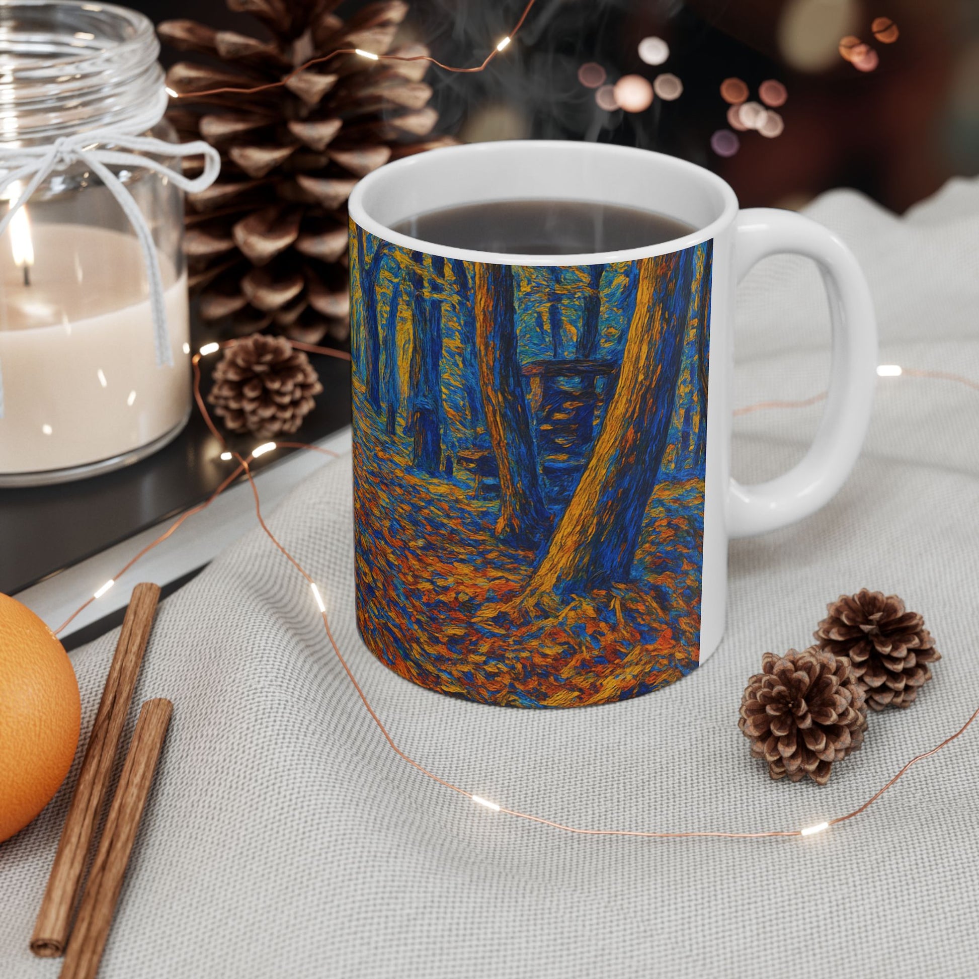 Colorful Abstract Pathway Ceramic Mug - TRV