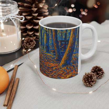Colorful Abstract Pathway Ceramic Mug - TRV