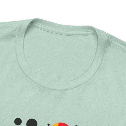 Artistic Heart Unisex Jersey Tee - Vibrant Graphic Tee, Casual Wear, Gift for Art Lovers, Birthday Surprise, Everyday Comfort - TRV