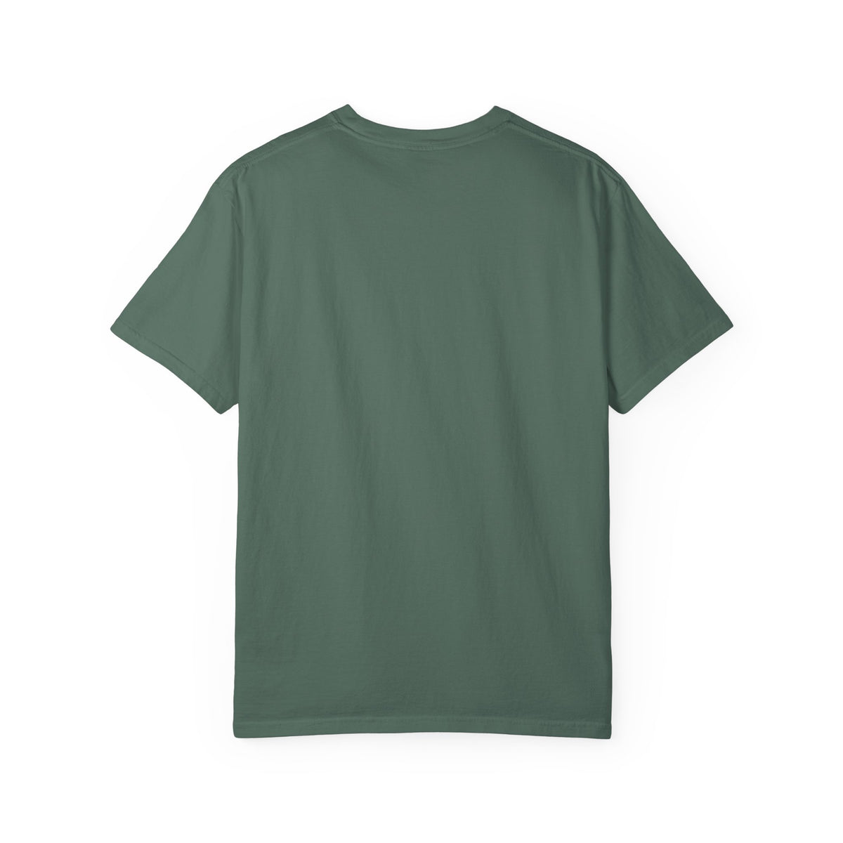 Printify baseball batter heart T-shirt showing a graphic of a batter swinging with a heart design on the front.