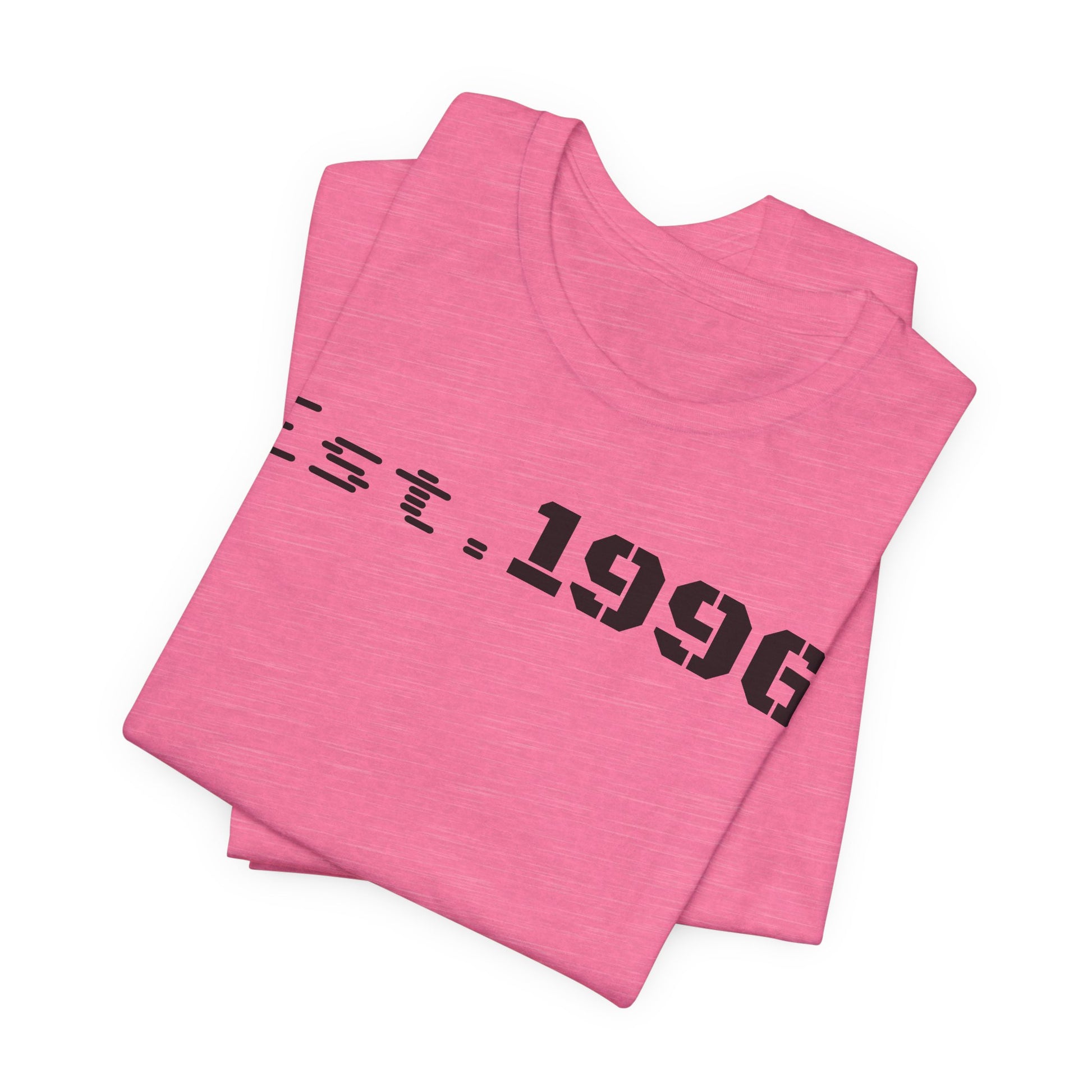 Unisex Jersey Tee - 'Est. 1996' Graphic Shirt, Birthday Gift, Casual Wear, Vintage Style, Retro Fashion, Gift for Him/Her - TRV