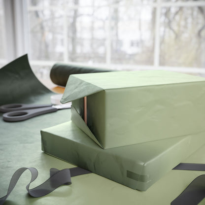 Ombre Sage Wrapping Paper Roll — Neutral Green Gradient Gift Wrap