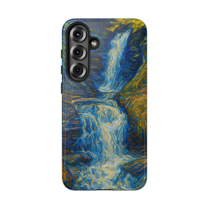 Artistic Phone Case - Waterfall Design, Unique Gift, Phone Accessory, Nature Lover, Original Artwork - TRV