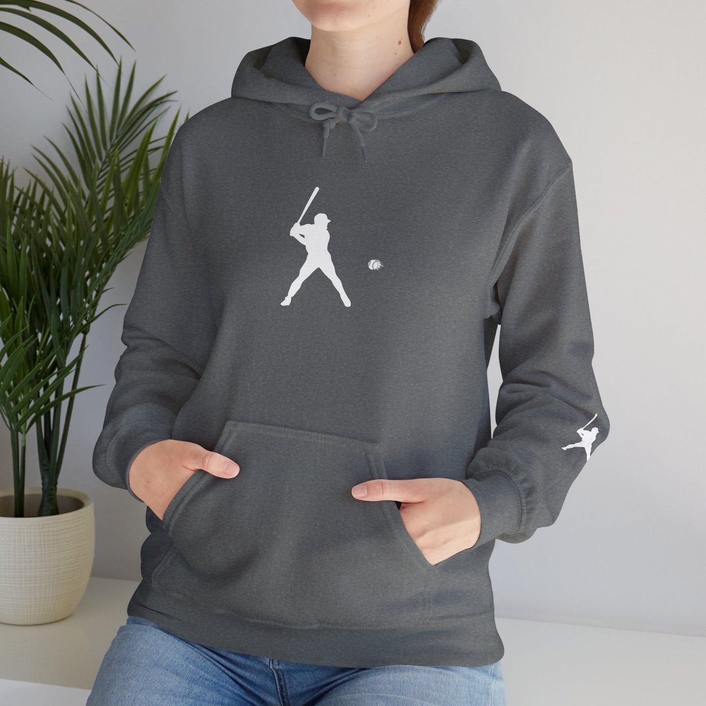 Sporty Unisex Baseball Hooded Sweatshirt, Casual Hoodie for Athletes, Perfect for Gifts, Comfy Streetwear, Ideal for Sports Events, Personal Use - TRV