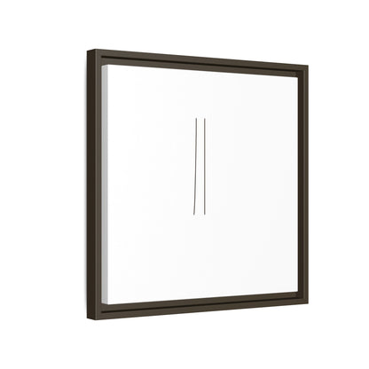 Minimal Line Art | Matte Canvas Framed