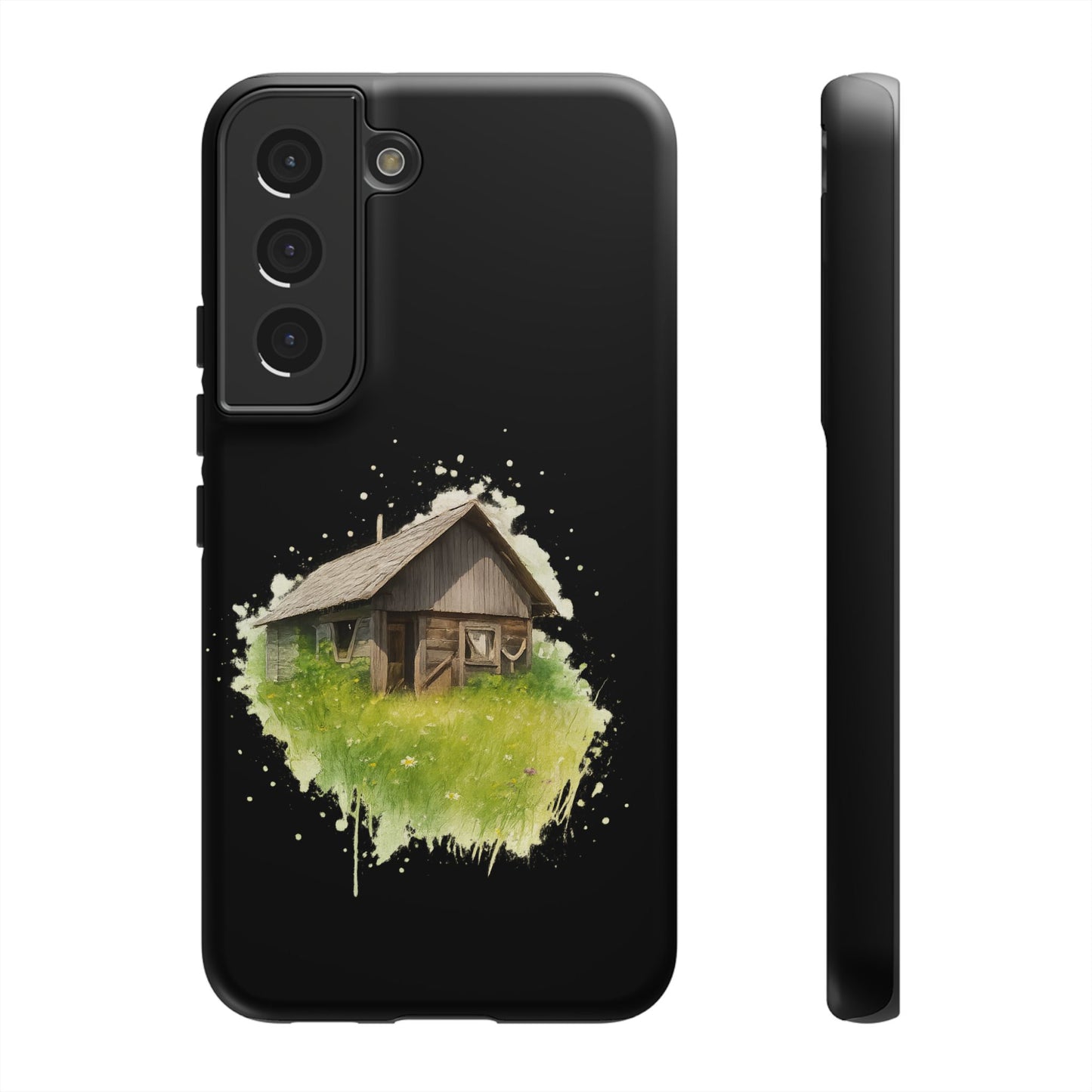 Rustic Farmhouse Phone Case, Cute Cottage Design, Tough Cases for Nature Lovers, Eco-Friendly Gift, Customizable Tech Accessories - TRV