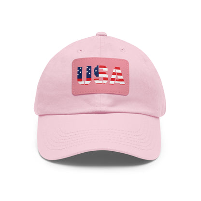 Dad Hat with USA Leather Patch - TRV
