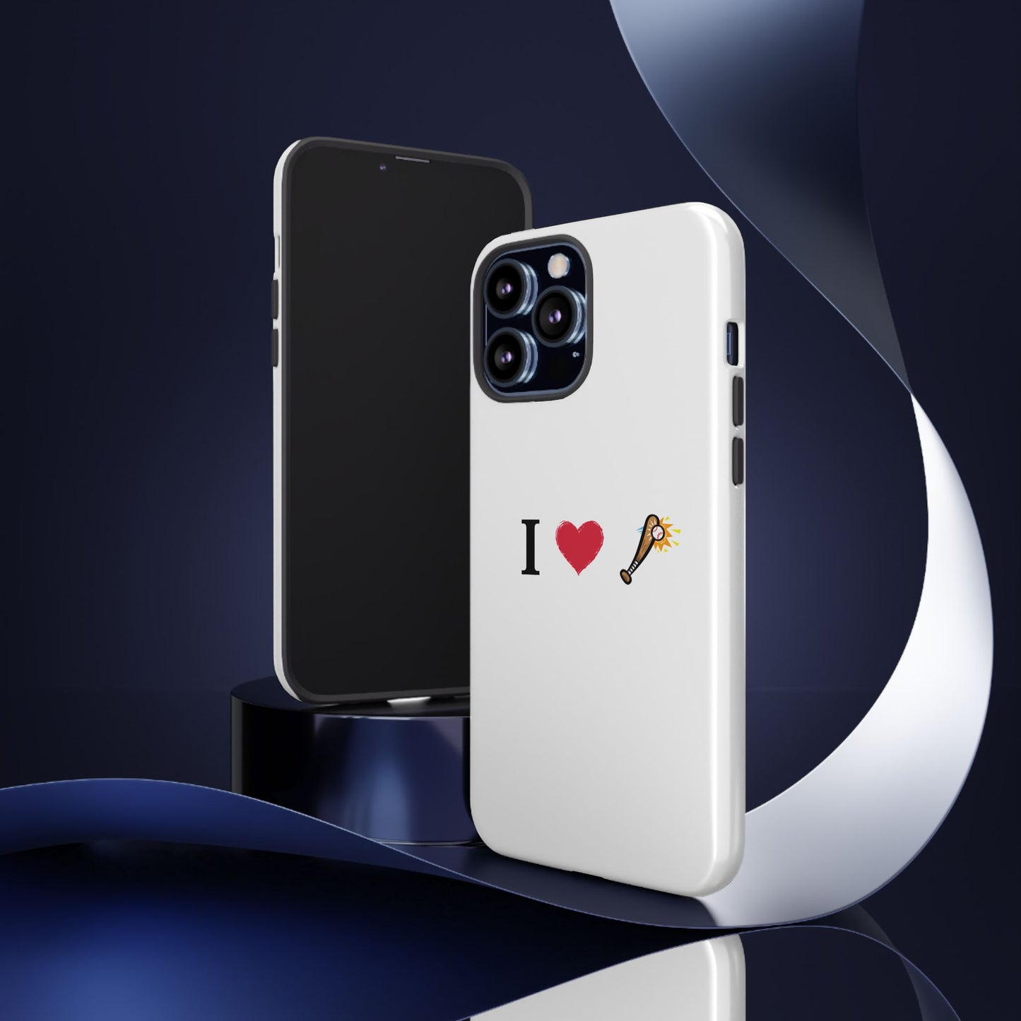 I Love Baseball Vibe Phone Case - Tough Cases for Sports Lovers, Gifts for Athletes, Fun Accessories, iPhone and Android Compatible - TRV