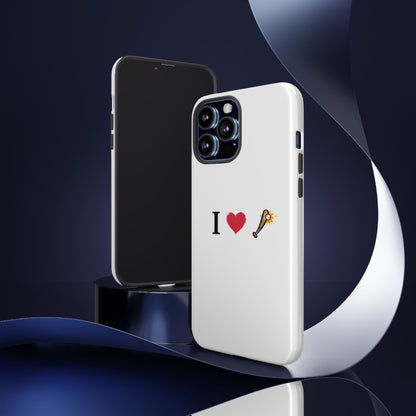 I Love Baseball Vibe Phone Case - Tough Cases for Sports Lovers, Gifts for Athletes, Fun Accessories, iPhone and Android Compatible - TRV