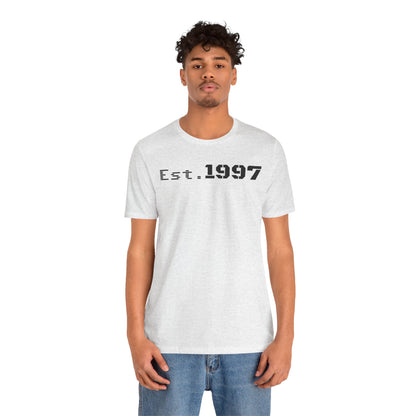 Vintage Est. 1997 Unisex Tee, Gift for Birthdays, Celebrations, Casual Wear, Retro Fashion, Cool Graphic T-Shirt - TRV