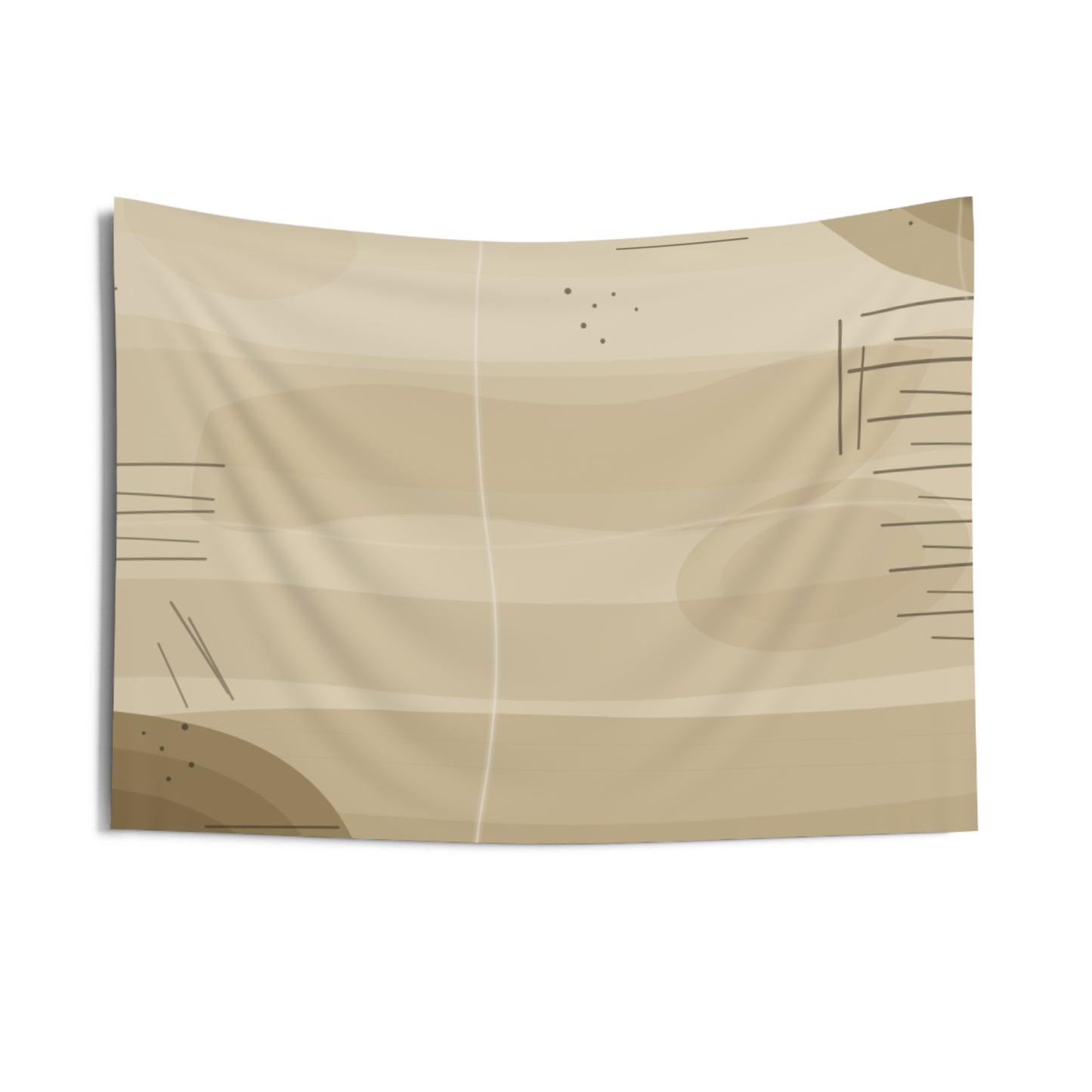 Abstract Earth Tapestry — Neutral Boho Wall Art