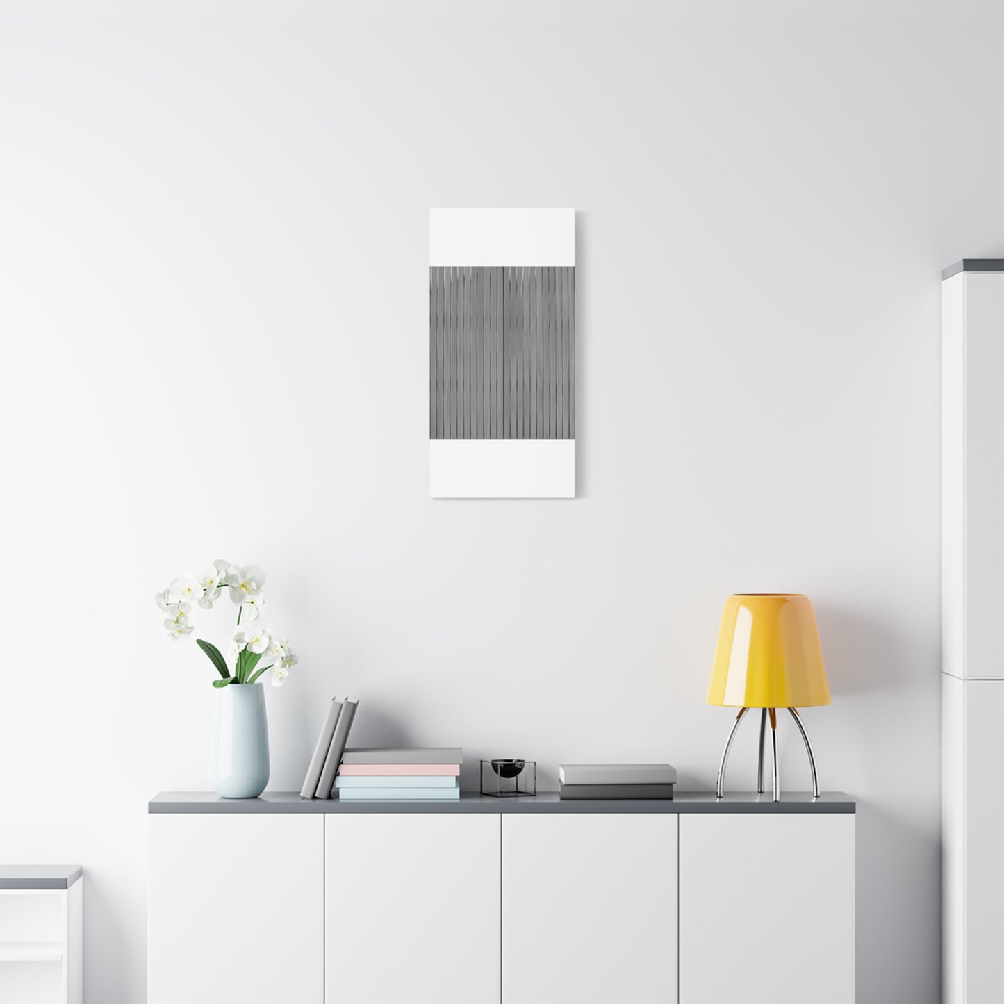 Modern Striped Canvas Art - 1.25" Stretched Wall Decor - TRV