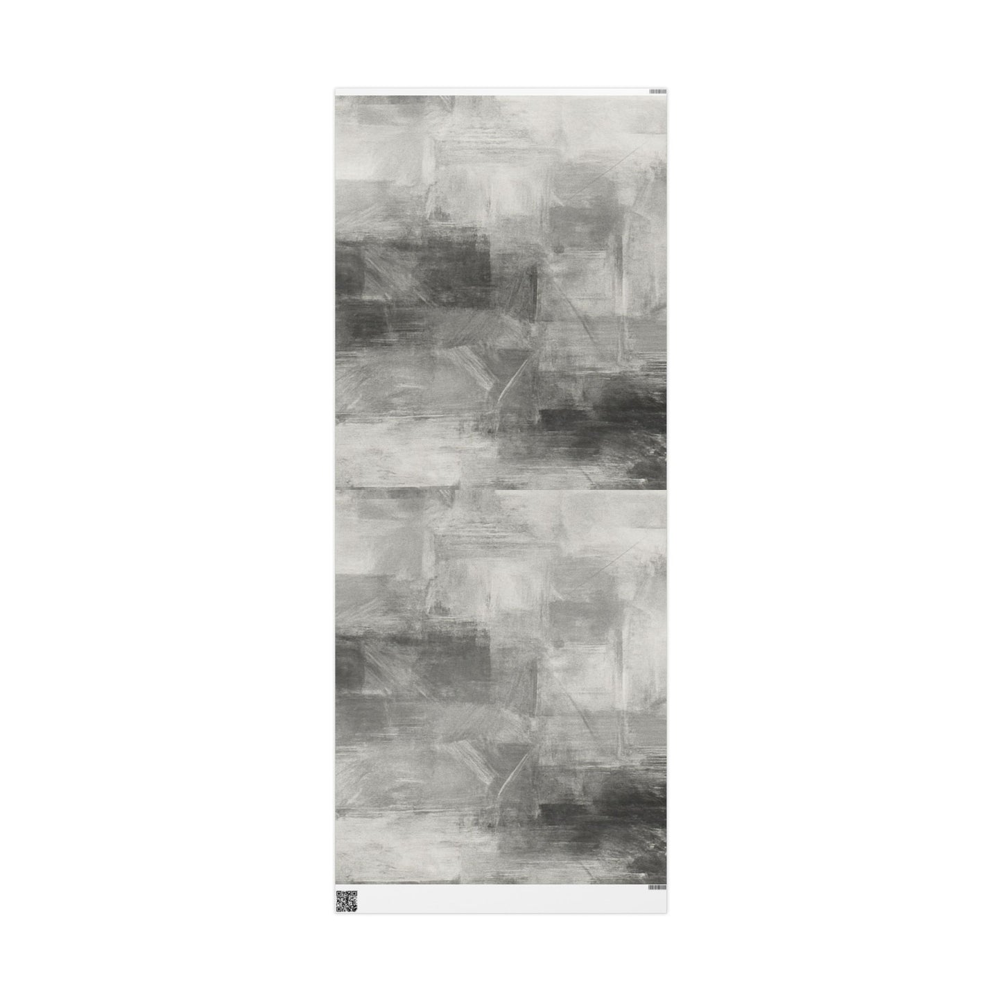 Gray marble wrapping paper roll with watercolor design, ideal for weddings, birthdays, and minimalist gift packaging.