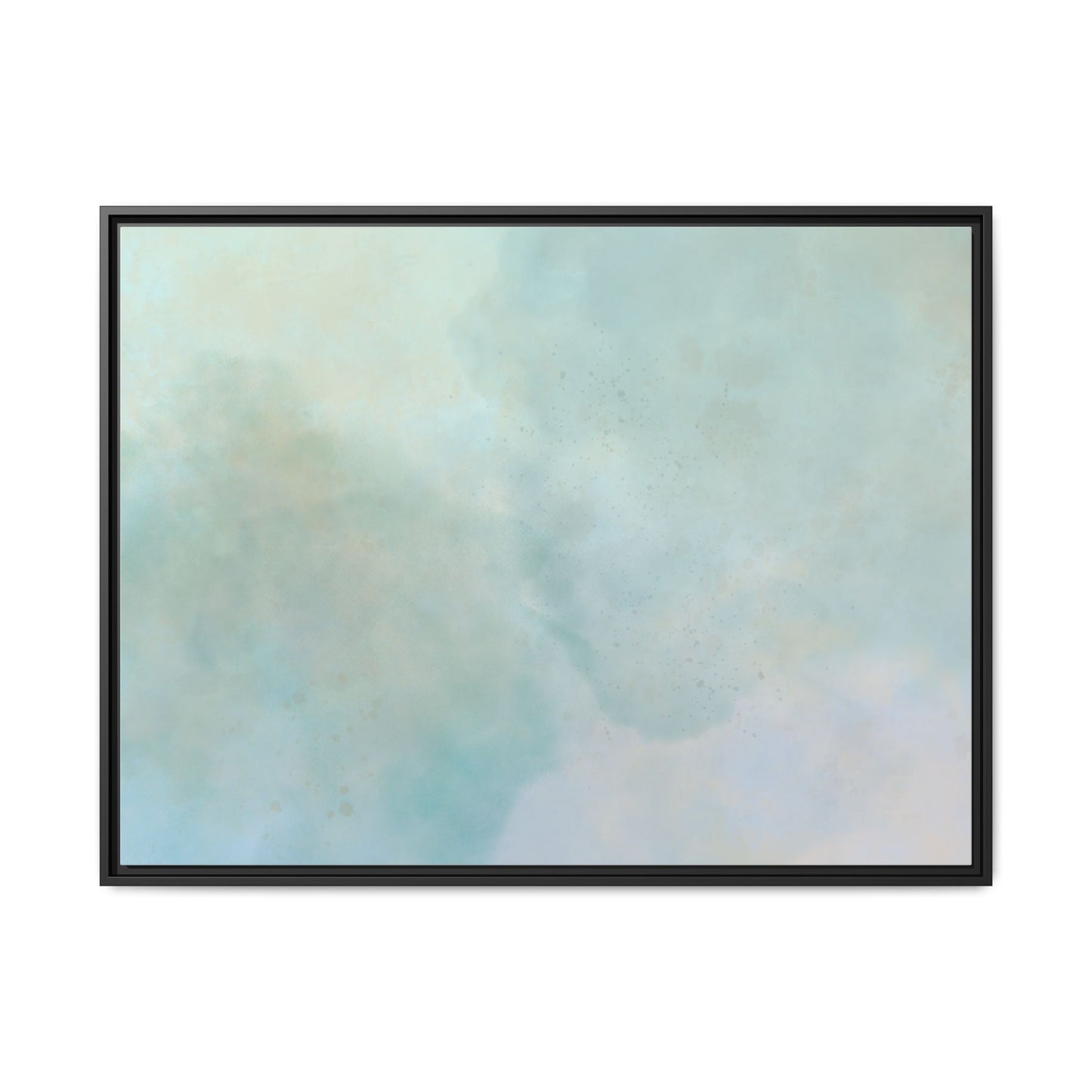 Soft Abstract Pastel Watercolor Matte Canvas