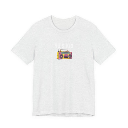Retro Boombox Tee — 90s Kid Graphic T-Shirt