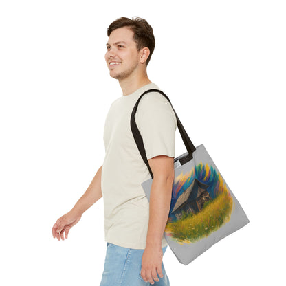 Rustic Charm Tote Bag | Boho Bag | Eco-Friendly Custom Design | Nature Lover Gift | Canvas Purse | Casual Carryall - TRV