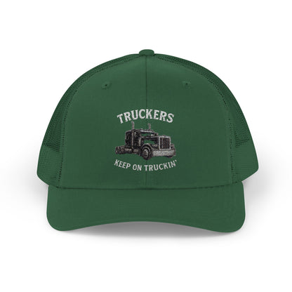 Truck Driver Snapback Cap, Mesh Trucker Hat, Cool Casual Hat, Perfect Gift for Drivers, Trucking Enthusiasts, Outdoor Style - TRV