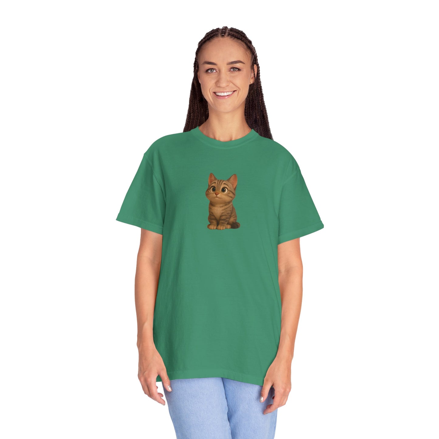 Cute Cat Graphic T-Shirt, Casual Wear, Cat Lover Gift, Everyday Tee, Animal Lover Apparel, Perfect for Birthdays & Holidays - TRV