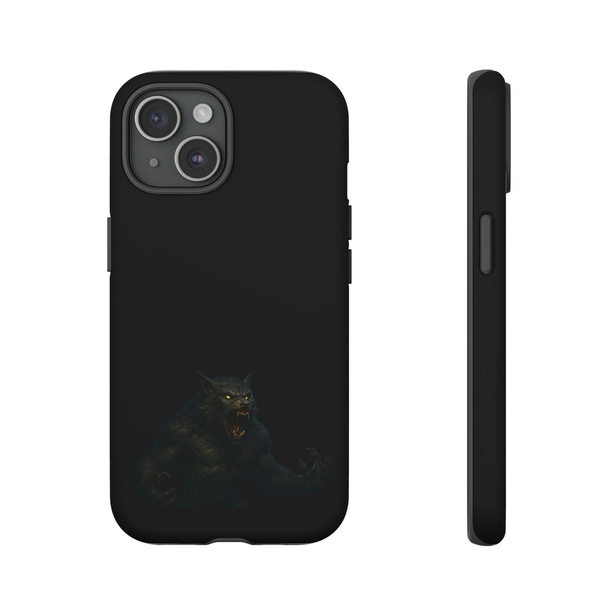 Werewolf Phone Case, dark monster graphic tough protective case - view 31