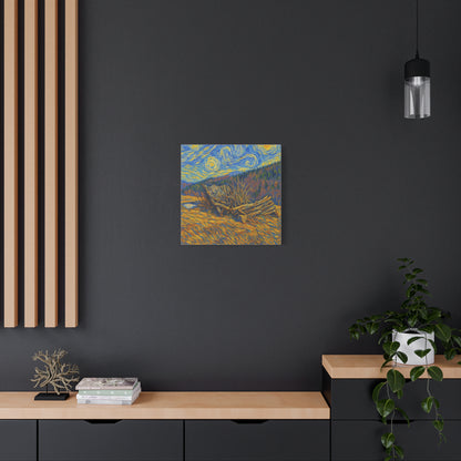Artistic Van Gogh Style Canvas Wall Art, Nature Inspired Decor, Home Aesthetic, Gift for Art Lovers, Gallery Wall Piece, Living Room Decor, [...] - TRV