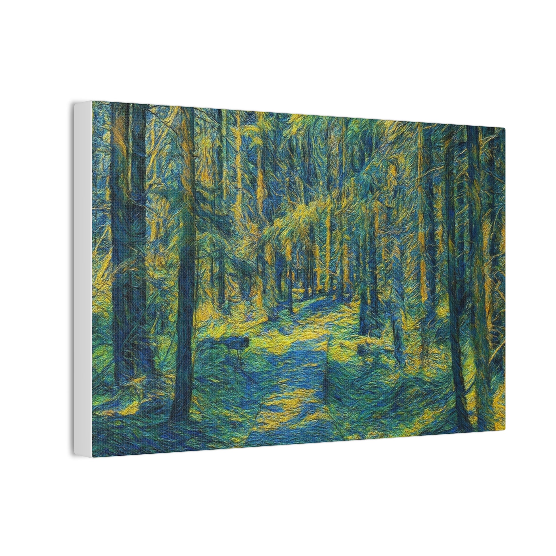 Canvas Art Print, Forest Path Painting, Nature Decor, Wall Art, Gift for Nature Lovers, Home Decor Inspiration - TRV