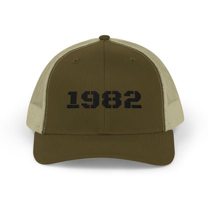 Vintage 1982 Snapback Trucker Cap, Retro Cap, Custom Hat, Gift for Him, Birthday Gift, Dad Hat, Casual Wear - TRV
