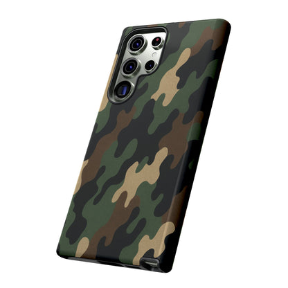 Camouflage Phone Case, Tough Cases, Military Style, Unique Phone Accessories, Gift for Him, Durable Phone Cover - TRV